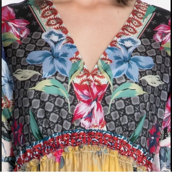 Johnny Was silk Dunas dress NWT - Picture 12 of 16